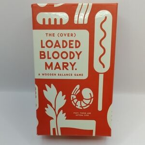 The (Over)Loaded Bloody Mary Wooden Balance Game, Holiday Party Fun NEW SEALED